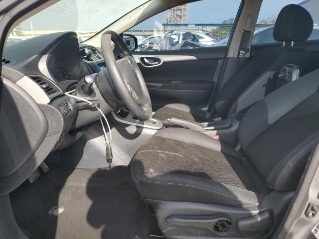 3N1AB7AP0FY375987 - 2015 NISSAN SENTRA S GRAY photo 7