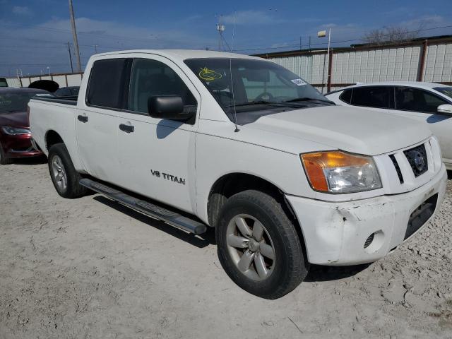 1N6AA07C28N352607 - 2008 NISSAN TITAN XE WHITE photo 4