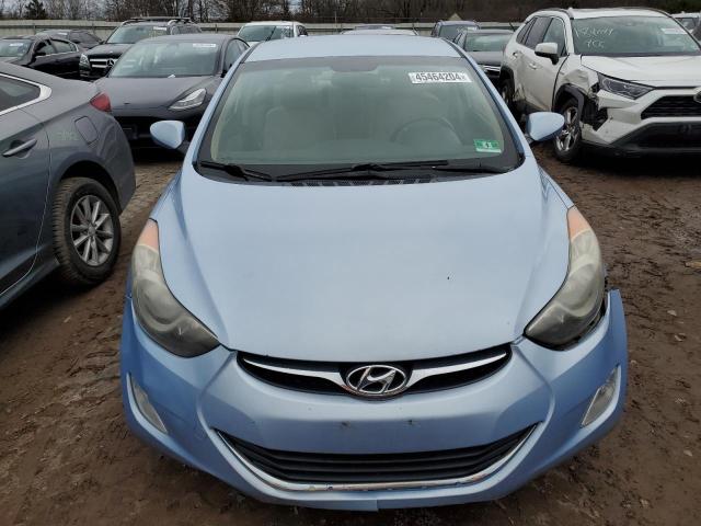 KMHDH4AE2CU432674 - 2012 HYUNDAI ELANTRA GLS BLUE photo 5