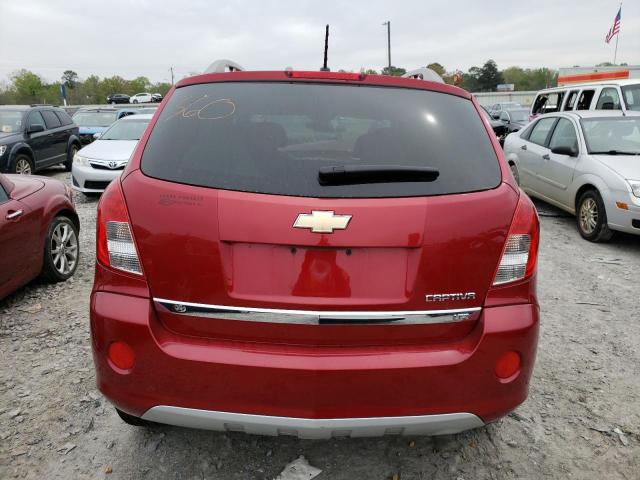 3GNAL4EK6ES576776 - 2014 CHEVROLET CAPTIVA LTZ RED photo 6