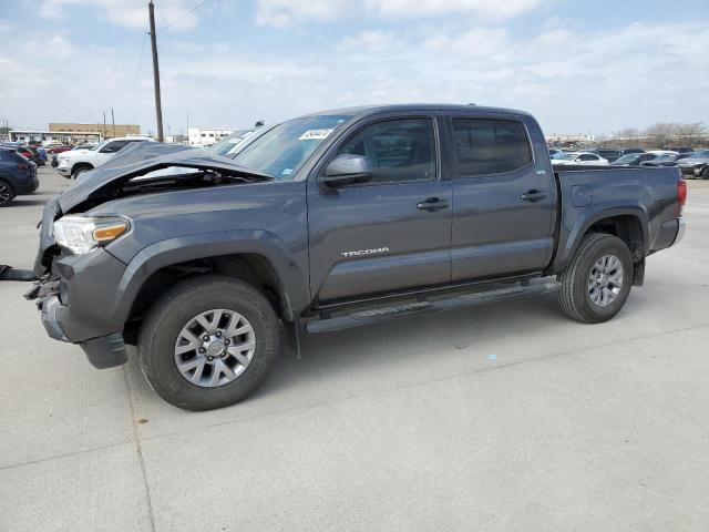 5TFAZ5CN4KX086762 - 2019 TOYOTA TACOMA DOUBLE CAB CHARCOAL photo 1