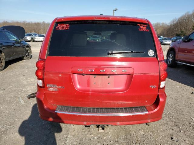 2C4RDGEG1FR682587 - 2015 DODGE GRAND CARA R/T RED photo 6