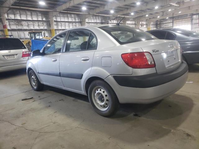 KNADE123676273450 - 2007 KIA RIO BASE SILVER photo 2