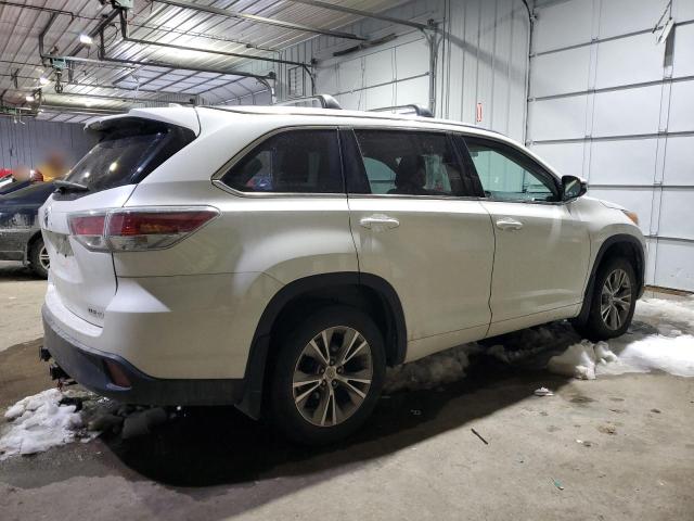 5TDJKRFHXES031731 - 2014 TOYOTA HIGHLANDER XLE 白色 照片 3