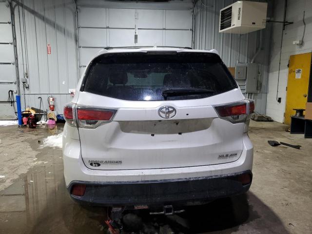 5TDJKRFHXES031731 - 2014 TOYOTA HIGHLANDER XLE 白色 照片 6