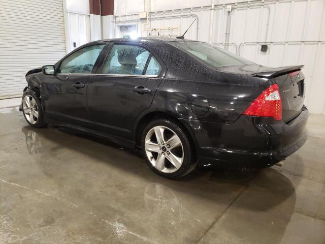 3FAHP0KC1BR136460 - 2011 FORD FUSION SPORT BLACK photo 2