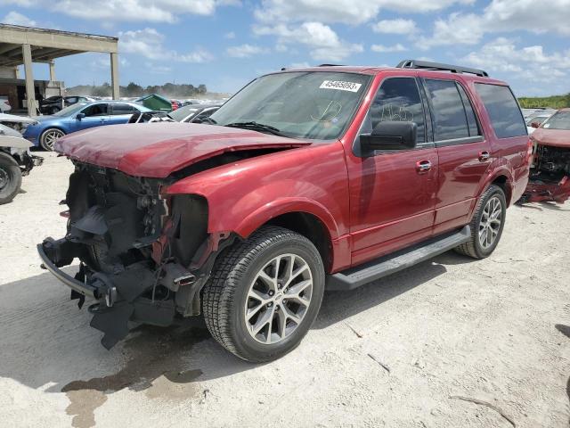1FMJU1JTXHEA81459 - 2017 FORD EXPEDITION XLT RED photo 1