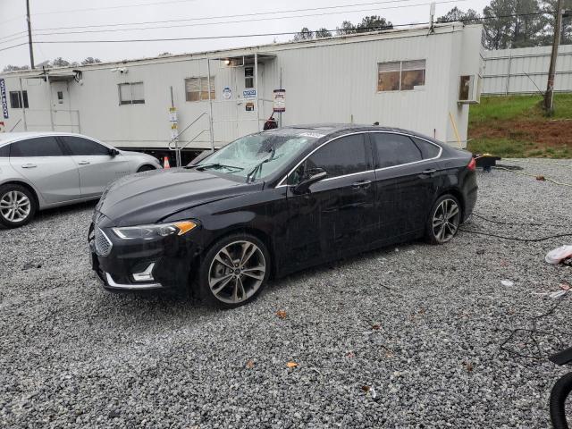 3FA6P0K99LR174595 - 2020 FORD FUSION TITANIUM BLACK photo 1