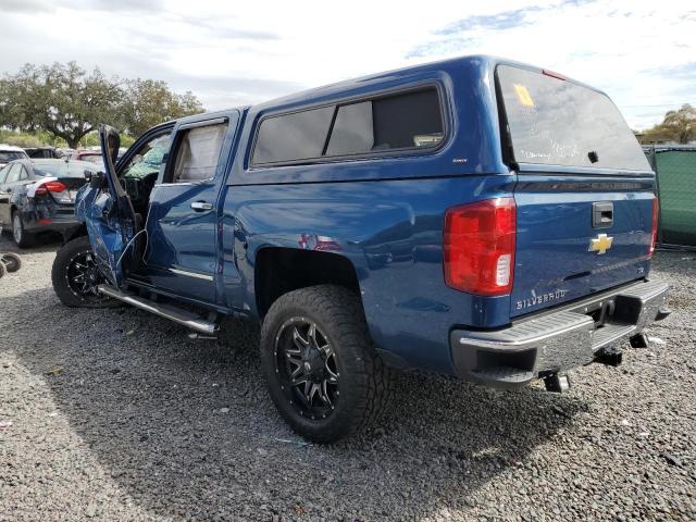 3GCPCSEC0JG221213 - 2018 CHEVROLET SILVERADO C1500 LTZ BLUE photo 2