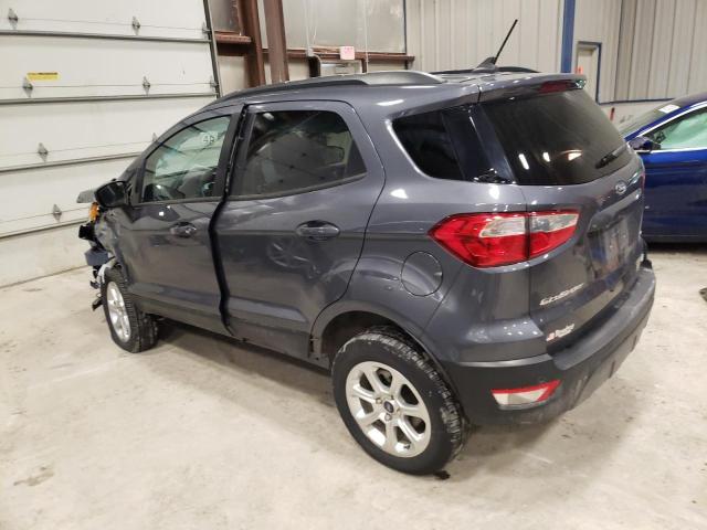 MAJ6S3GL6KC275501 - 2019 FORD ECOSPORT SE GRAY photo 2