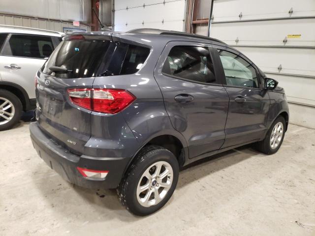 MAJ6S3GL6KC275501 - 2019 FORD ECOSPORT SE GRAY photo 3