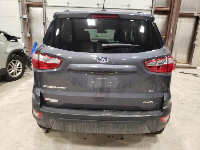 MAJ6S3GL6KC275501 - 2019 FORD ECOSPORT SE GRAY photo 6