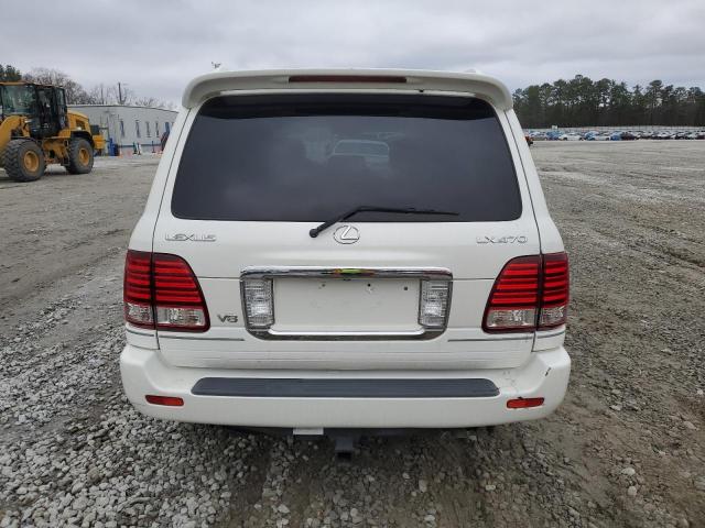 JTJHT00W464015131 - 2006 LEXUS LX 470 WHITE photo 6