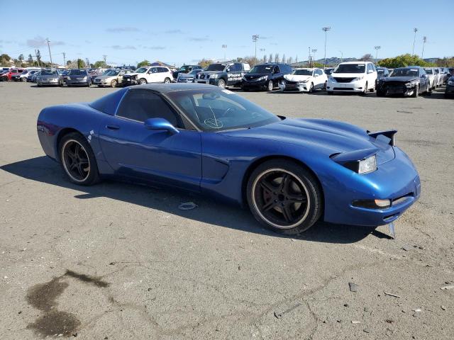 1G1YY22G025124009 - 2002 CHEVROLET CORVETTE BLUE photo 4