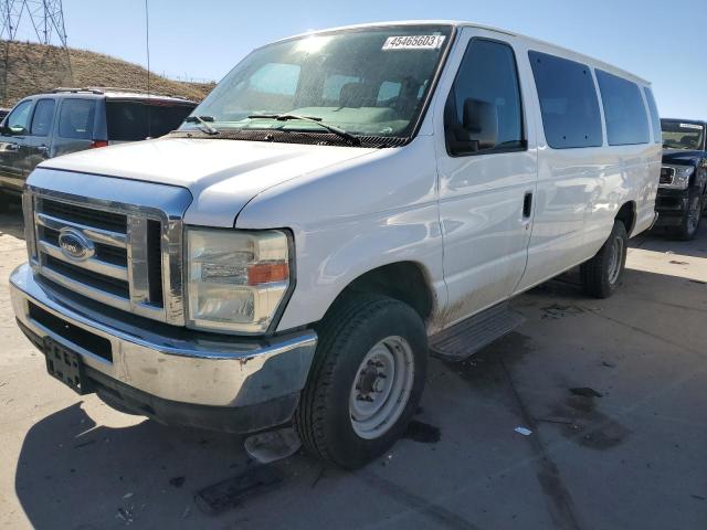 1FBSS3BL9ADA38904 - 2010 FORD ECONOLINE E350 SUPER DUTY WAGON WHITE photo 1