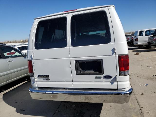 1FBSS3BL9ADA38904 - 2010 FORD ECONOLINE E350 SUPER DUTY WAGON WHITE photo 6