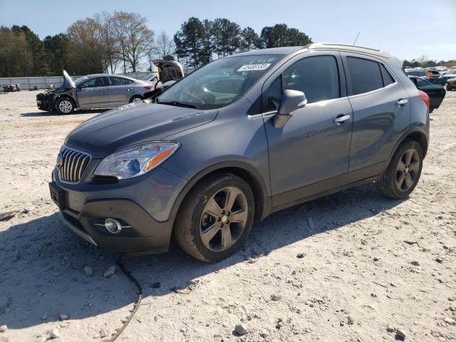 KL4CJDSB4EB696335 - 2014 BUICK ENCORE PREMIUM GRAY photo 1