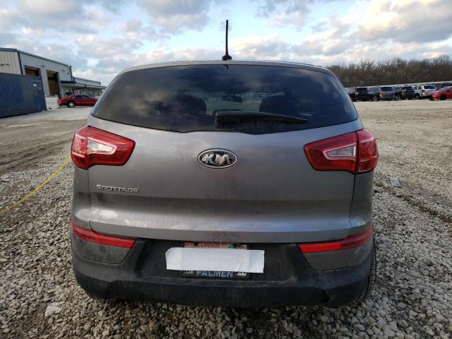 KNDPBCA27B7074701 - 2011 KIA SPORTAGE LX GRAY photo 6