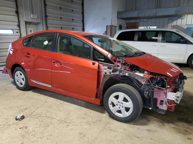 JTDKN3DU4B1420124 - 2011 TOYOTA PRIUS RED photo 4