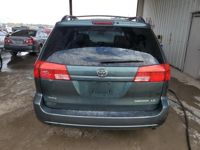 5TDZA23C14S214066 - 2004 TOYOTA SIENNA CE GREEN photo 6