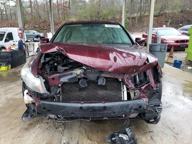 1HGCP2F32CA160046 - 2012 HONDA ACCORD LX BURGUNDY photo 5