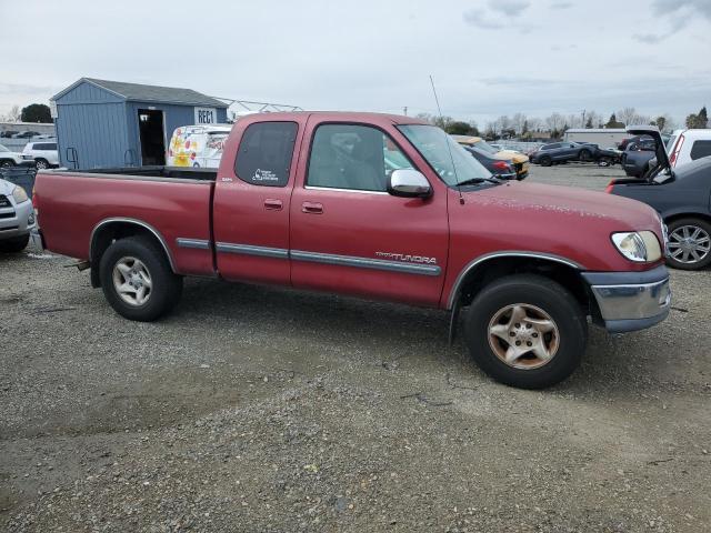 5TBRT341X2S327131 - 2002 TOYOTA TUNDRA ACCESS CAB BURGUNDY photo 4