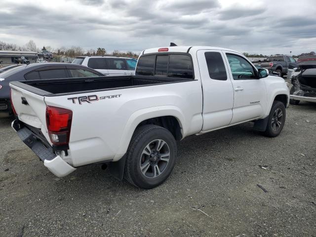 5TFRZ5CN8KX079347 - 2019 TOYOTA TACOMA ACCESS CAB WHITE photo 3