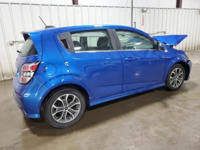 1G1JD6SG4J4118335 - 2018 CHEVROLET SONIC LT BLUE photo 3