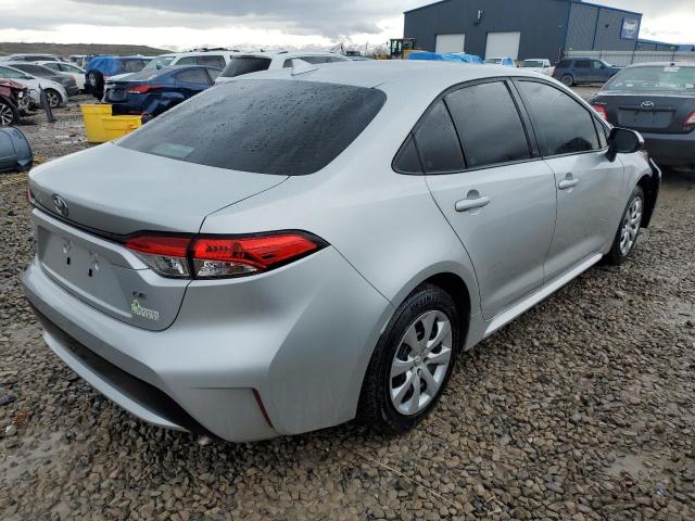 5YFEPRAE2LP096787 - 2020 TOYOTA COROLLA LE GRAY photo 3