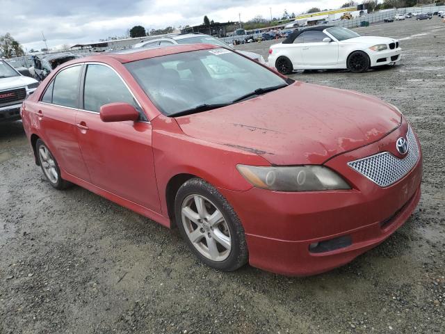 4T1BK46K87U017498 - 2007 TOYOTA CAMRY LE RED photo 4