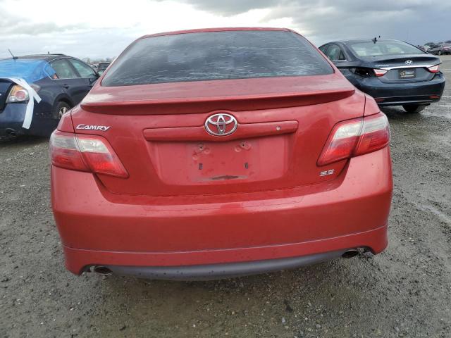 4T1BK46K87U017498 - 2007 TOYOTA CAMRY LE RED photo 6