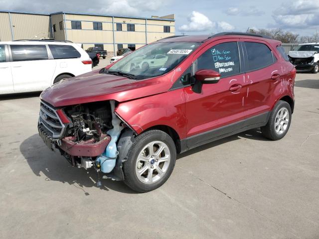 MAJ3S2GE9LC388097 - 2020 FORD ECOSPORT SE RED photo 1