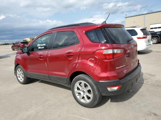 MAJ3S2GE9LC388097 - 2020 FORD ECOSPORT SE RED photo 2