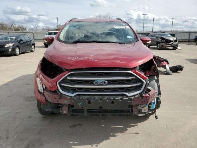 MAJ3S2GE9LC388097 - 2020 FORD ECOSPORT SE RED photo 5