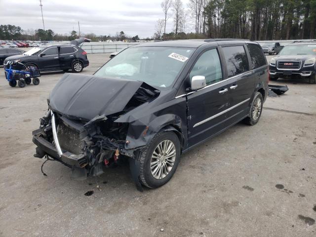 2C4RC1CG8DR512744 - 2013 CHRYSLER TOWN & COU TOURING L CHARCOAL photo 1