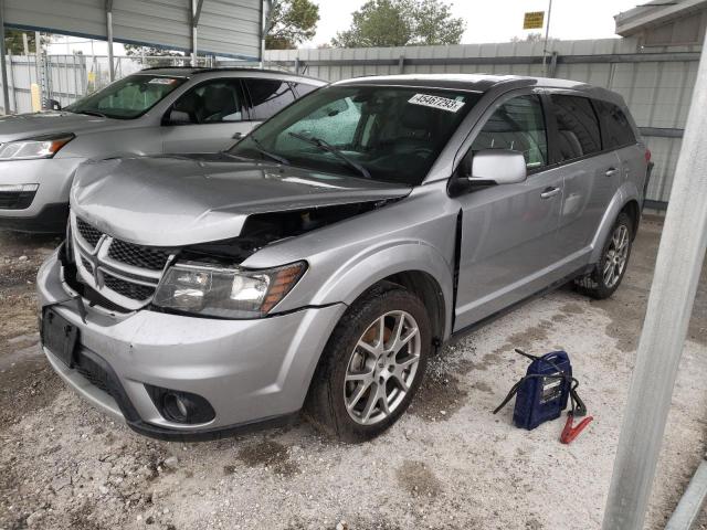 3C4PDCEG6JT380413 - 2018 DODGE JOURNEY GT SILVER photo 1