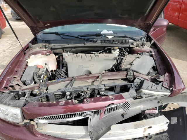 1G4HR54K144143860 - 2004 BUICK LESABRE LIMITED MAROON photo 11