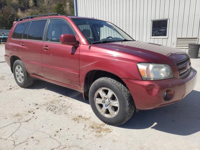 JTEHP21A770193822 - 2007 TOYOTA HIGHLANDER SPORT RED photo 4