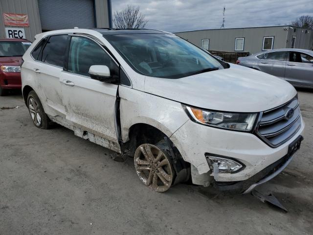 2FMTK4J90FBB58403 - 2015 FORD EDGE SEL WHITE photo 4