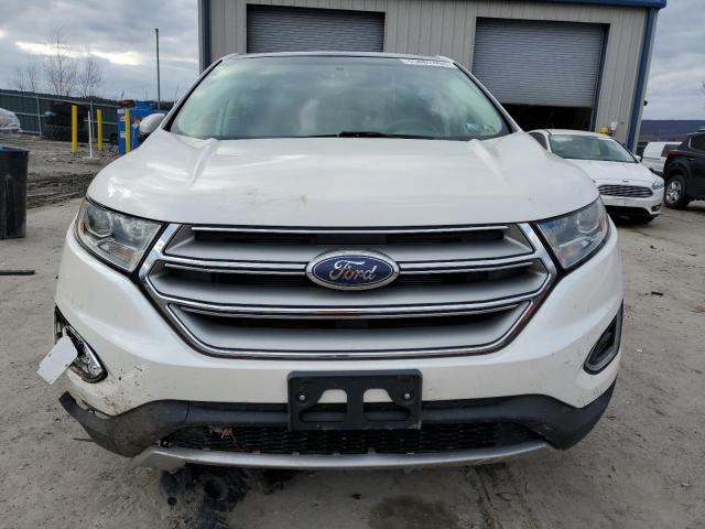 2FMTK4J90FBB58403 - 2015 FORD EDGE SEL WHITE photo 5