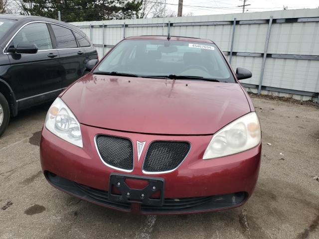 1G2ZG57B384180025 - 2008 PONTIAC G6 BASE RED photo 5