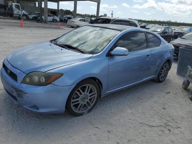 JTKDE167X80268541 - 2008 TOYOTA SCION TC BLUE photo 1