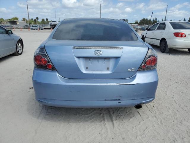 JTKDE167X80268541 - 2008 TOYOTA SCION TC BLUE photo 6