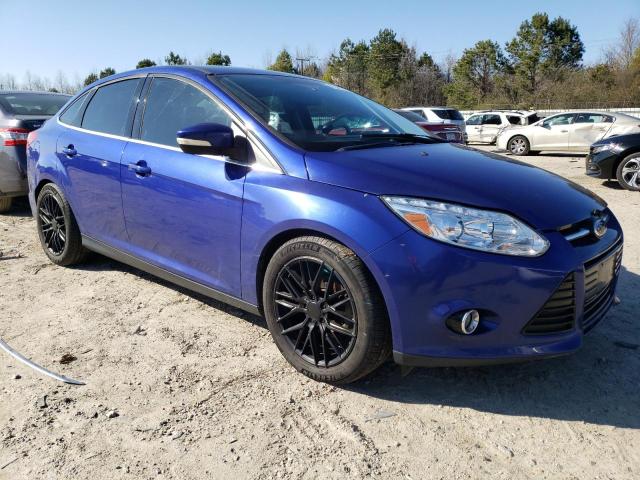 1FADP3J22EL158673 - 2014 FORD FOCUS TITANIUM BLUE photo 4