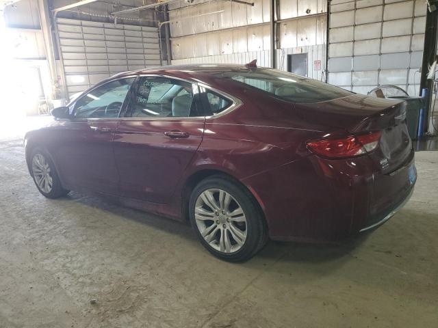1C3CCCAB7GN118747 - 2016 CHRYSLER 200 LIMITED MAROON photo 2
