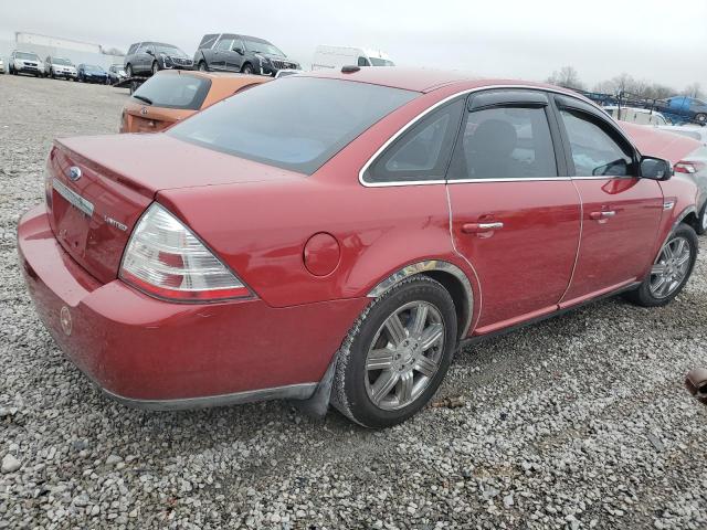 1FAHP25W69G117051 - 2009 FORD TAURUS LIMITED RED photo 3