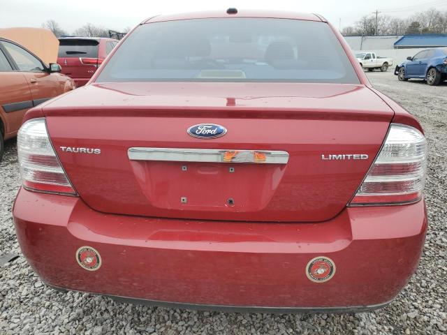 1FAHP25W69G117051 - 2009 FORD TAURUS LIMITED RED photo 6
