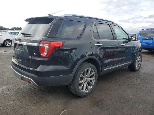 1FM5K8F85HGC92058 - 2017 FORD EXPLORER LIMITED BLACK photo 3