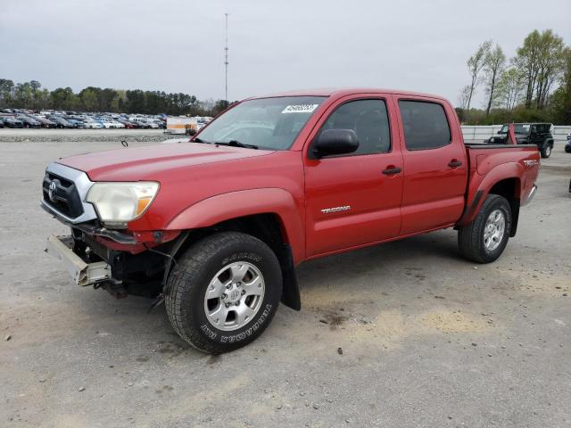 5TFJU4GN1CX015748 - 2012 TOYOTA TACOMA DOUBLE CAB PRERUNNER RED photo 1
