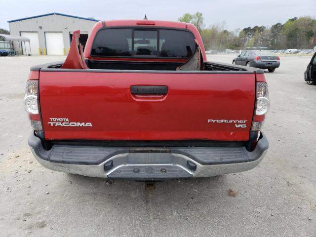 5TFJU4GN1CX015748 - 2012 TOYOTA TACOMA DOUBLE CAB PRERUNNER RED photo 6